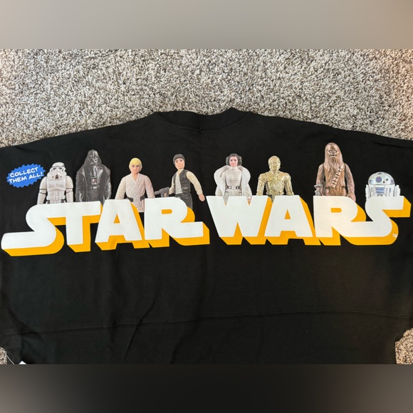 Disney Parks - Star Wars Spirit Jersey - Vintage Action Figure - Unisex Size Med - Picture 2 of 9